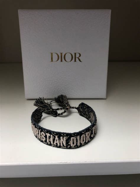 bracelet dior tissue|christian Dior studded friendship bracelet.